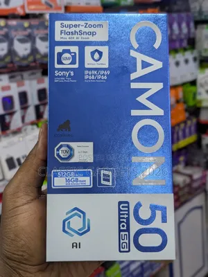 New Tecno Camon 50 Ultra 512 GB Black