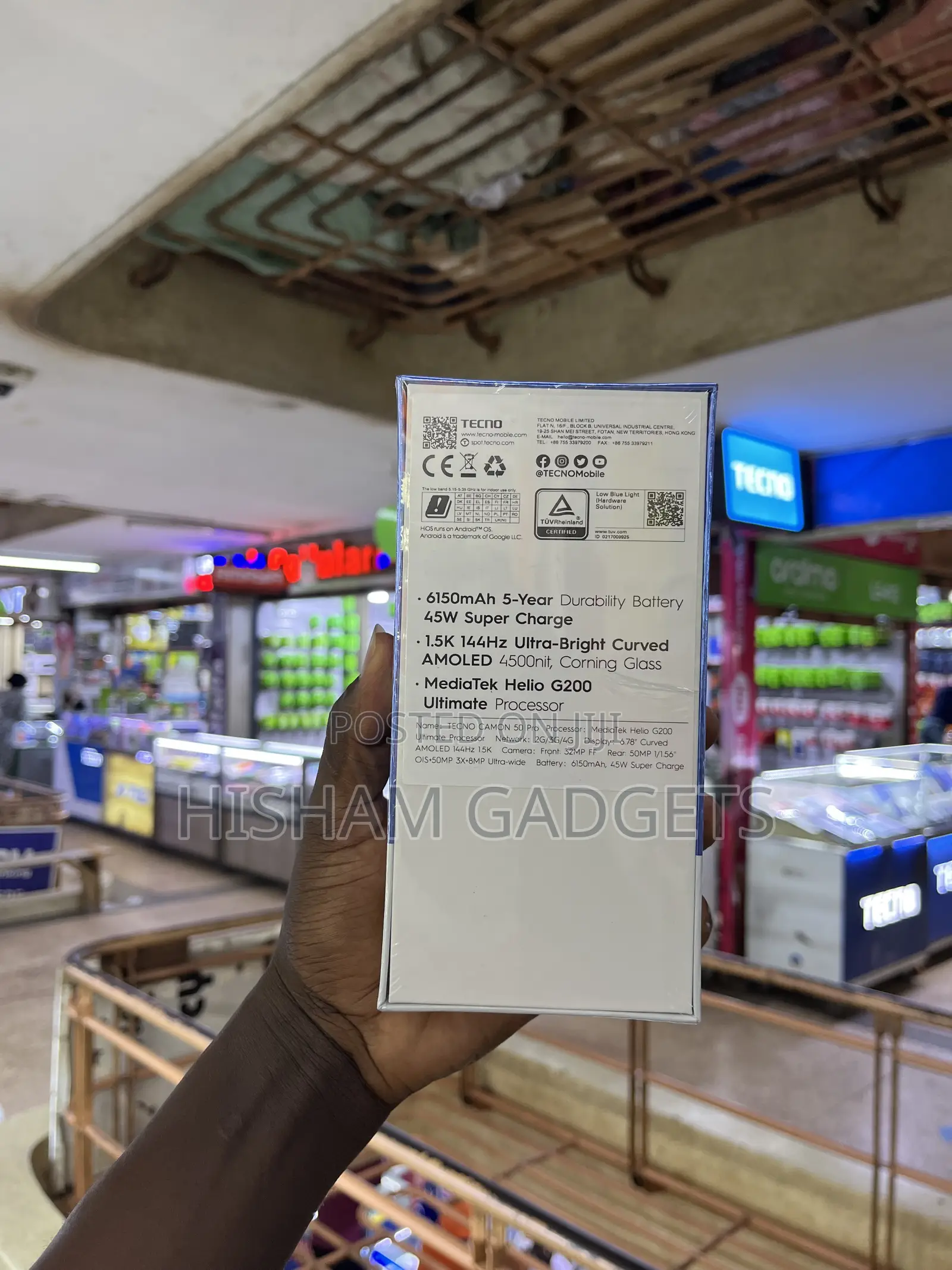 New Tecno Camon 50 Pro 256 GB