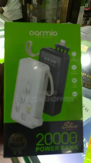Oraimo Power Bank -20000mAh Black White-Colours May Vary