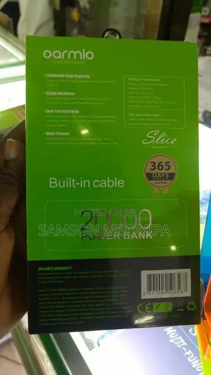 Oraimo Power Bank -20000mAh Black White-Colours May Vary