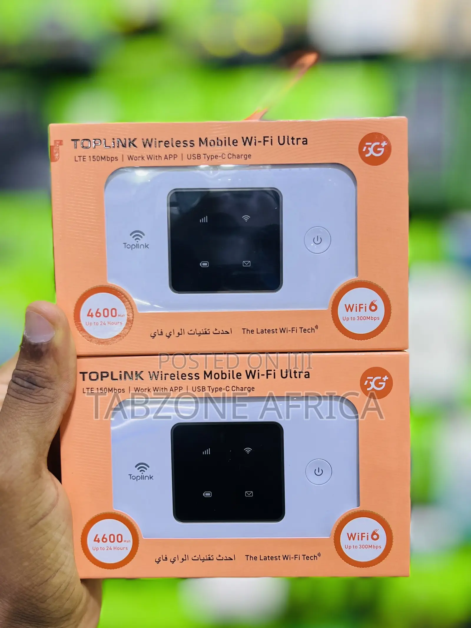 TOPLINK MR52 Ultra 4g/5G150Mbps Portable WiFi Router 4600mAh USB-C