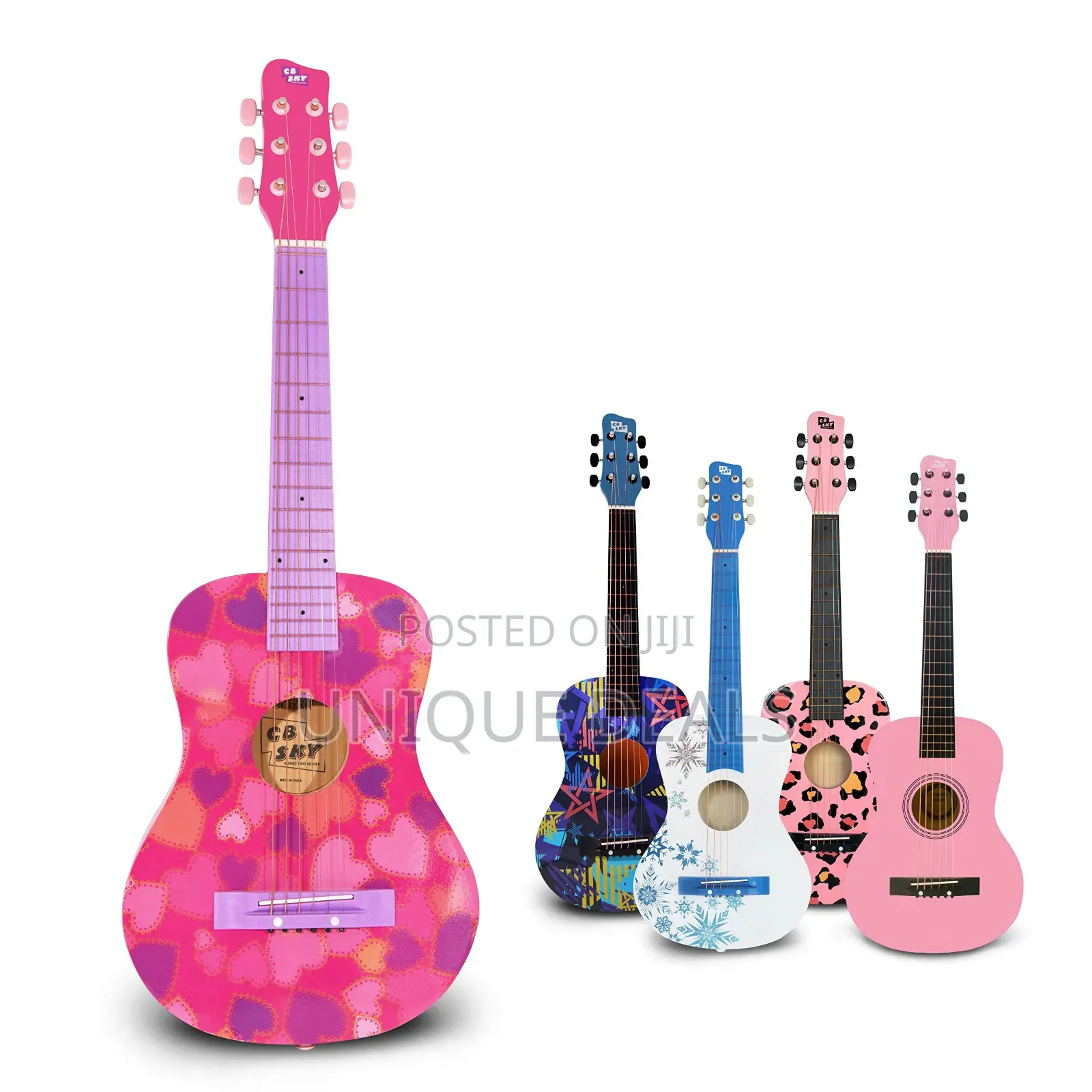 21 Inch Wooden Acoustic Guitar for Toddler