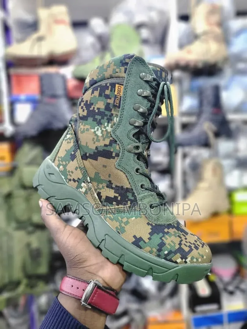 Camo1 Digital Men's Waterproof Outdoor Combat Army Hiking Boots
