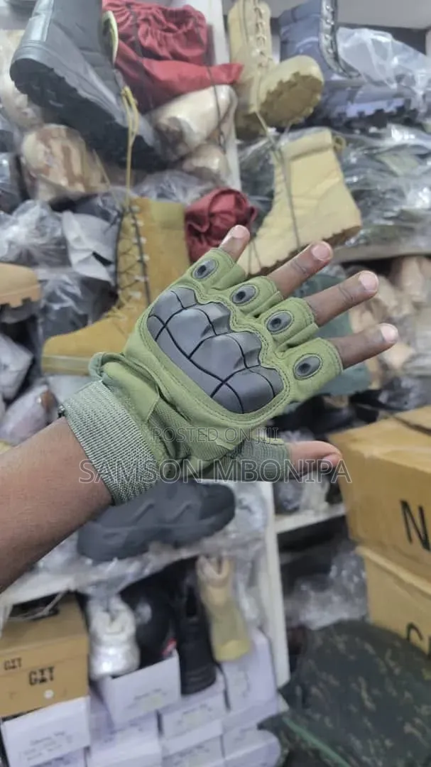 Tactical Fingerless Gloves for Cycling Climbing Hiking Hunting Gloves