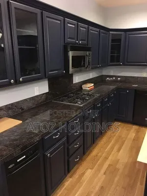 Kitchen Cabinets in Wood Pattern From 900,000/- Per Running Meter