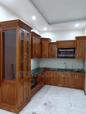 Kitchen Cabinets in Wood Pattern From 900,000/- Per Running Meter