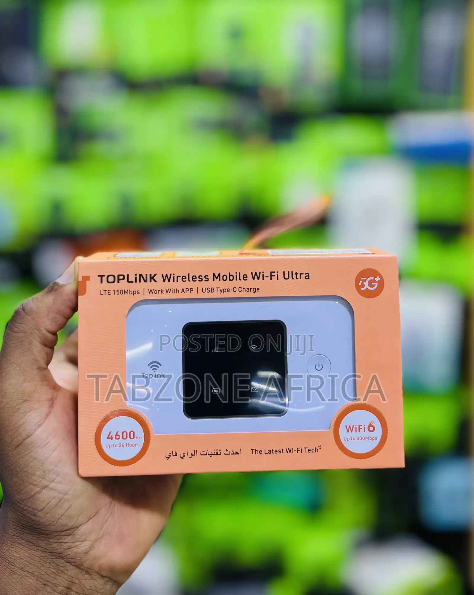TOPLINK MR52 Ultra 4g/5G150Mbps Portable WiFi Router 4600mAh USB-C