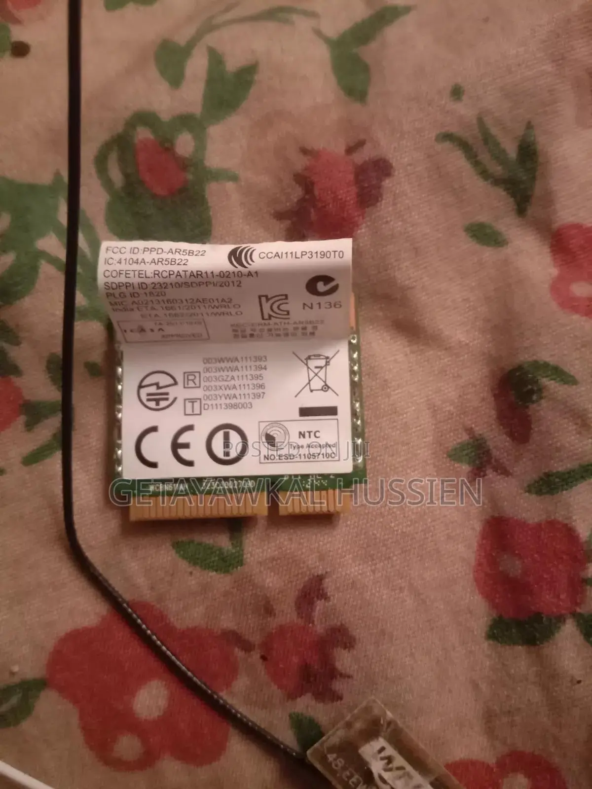 Wireless Wifi Bluetooth Card Laptop
