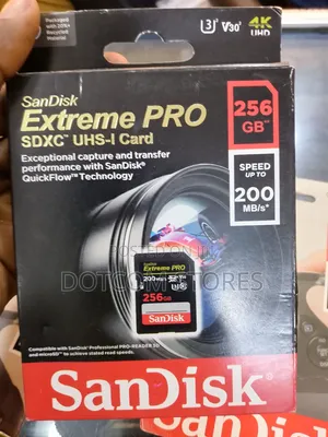 256gb San Sandisk Extreme Pro SDXC Uhs-I Memory Card