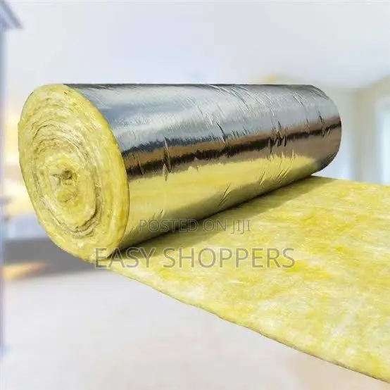 Fibre Glass Aluminum Foil Glass Wool Insulation 25mmx1.2mx20m Roll