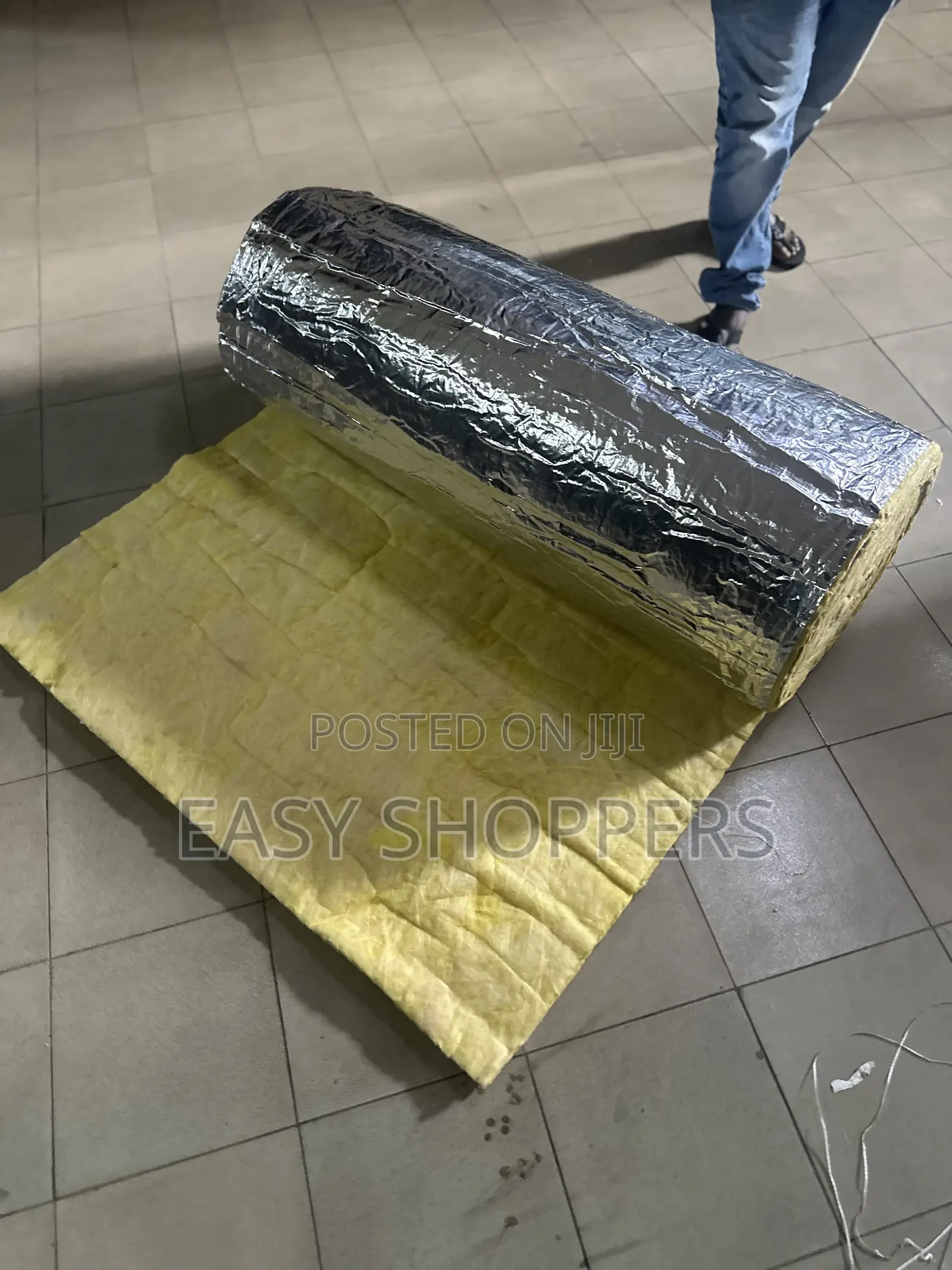 Fibre Glass Aluminum Foil Glass Wool Insulation 25mmx1.2mx20m Roll