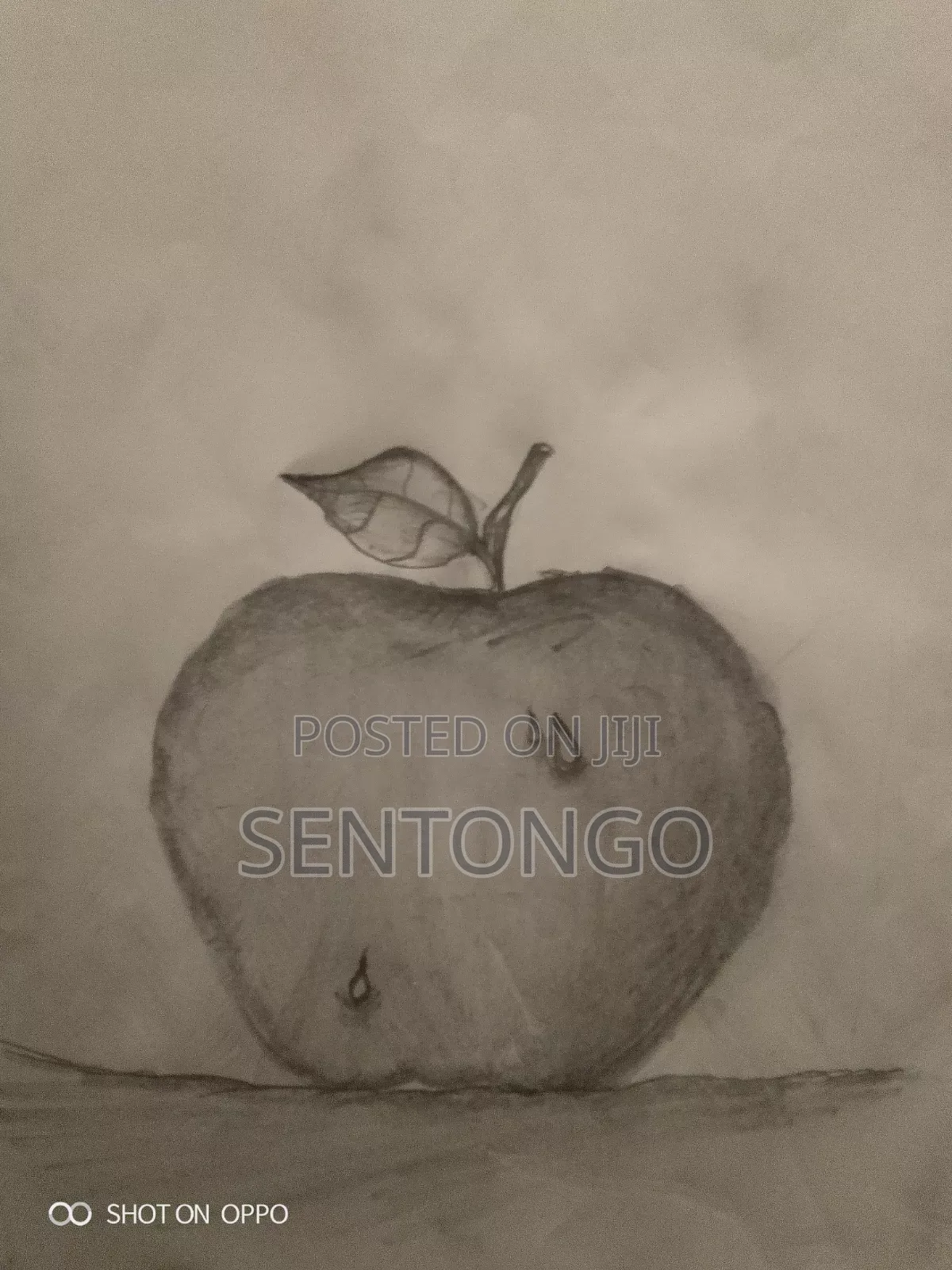 Apple on Wood