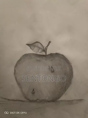 Apple on Wood