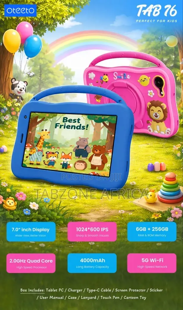 New Oteeto TAB77 256 GB Pink