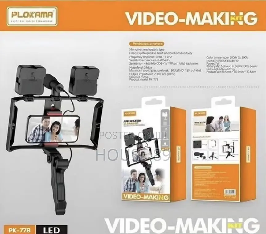 The Plokama Video Making Kit PK-778