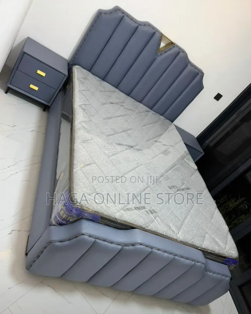 King Size Leather Bed