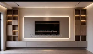 Beautiful Plain TV Backwall