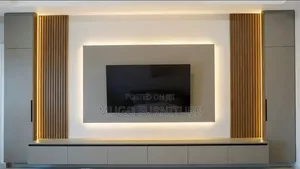 Beautiful Plain TV Backwall