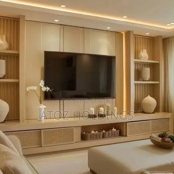 Heavy Duty Wall Unit TV Stands in Any Colour From 2,300,000/-
