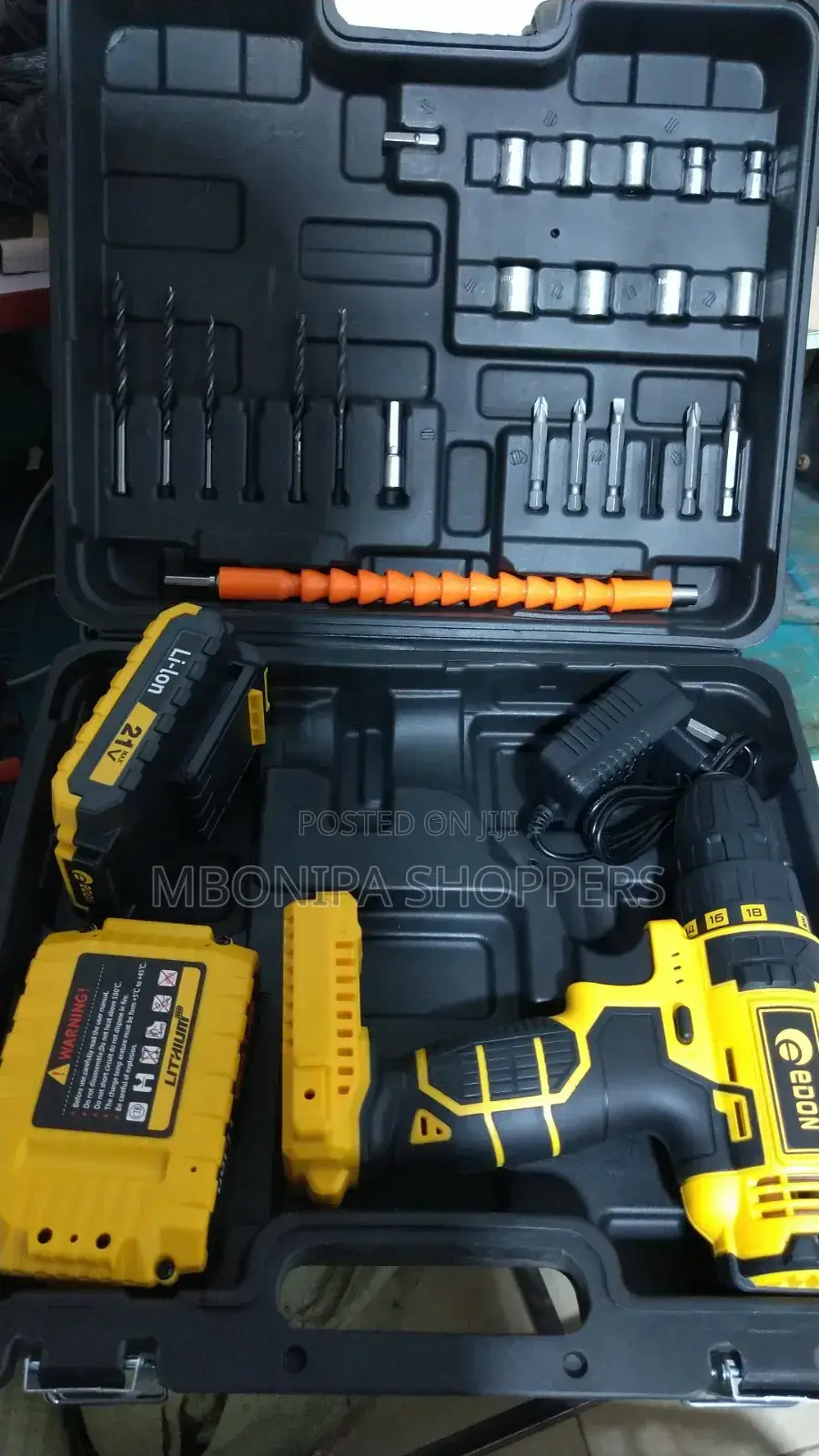 Edon 21V MAX Cordless Drill Driver Set, Electric Drill, Brushless