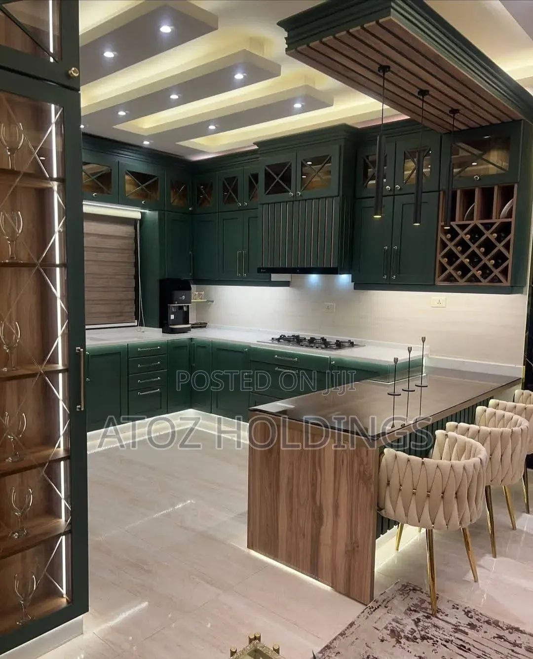 Executive Modern Kitchen Cabinets From 1,100,000/- Per Running Meter