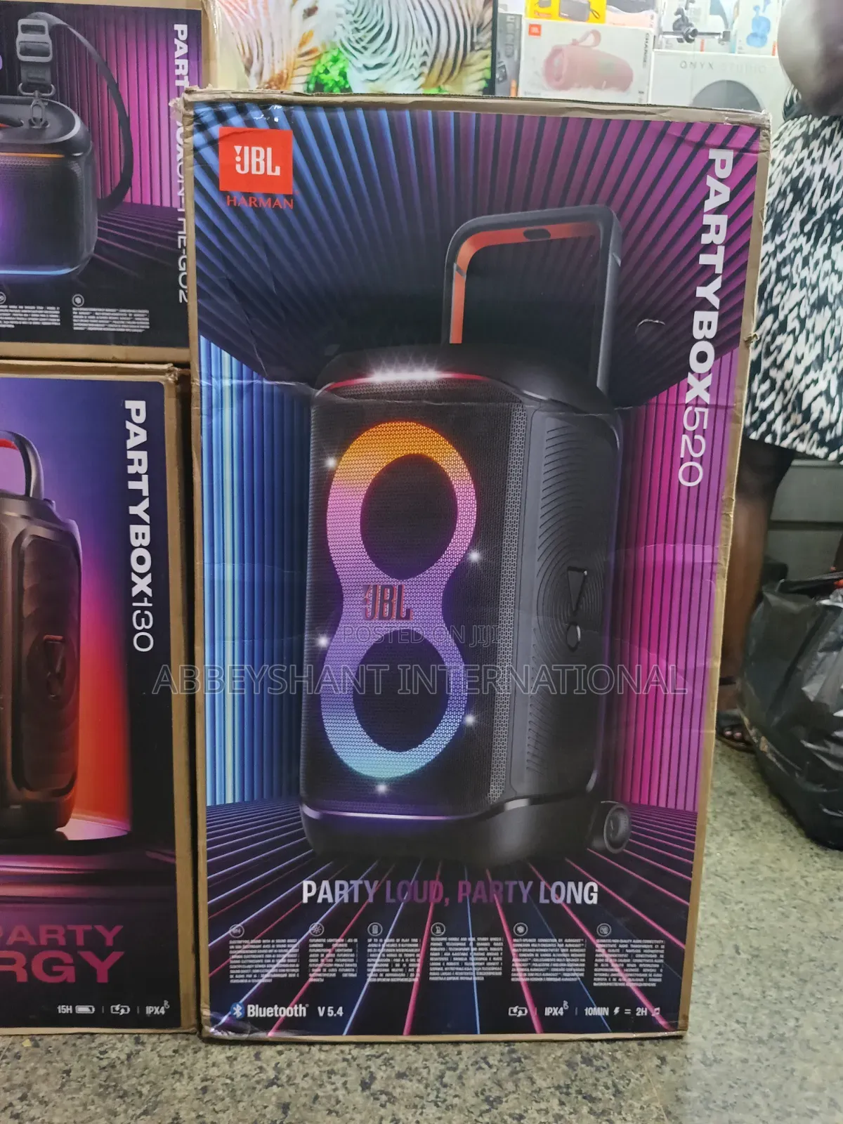 JBL PartyBox 520 Portable, Battery-Powered Party Speaker