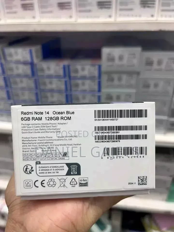 New Xiaomi Redmi Note 14 Pro 256 GB Black