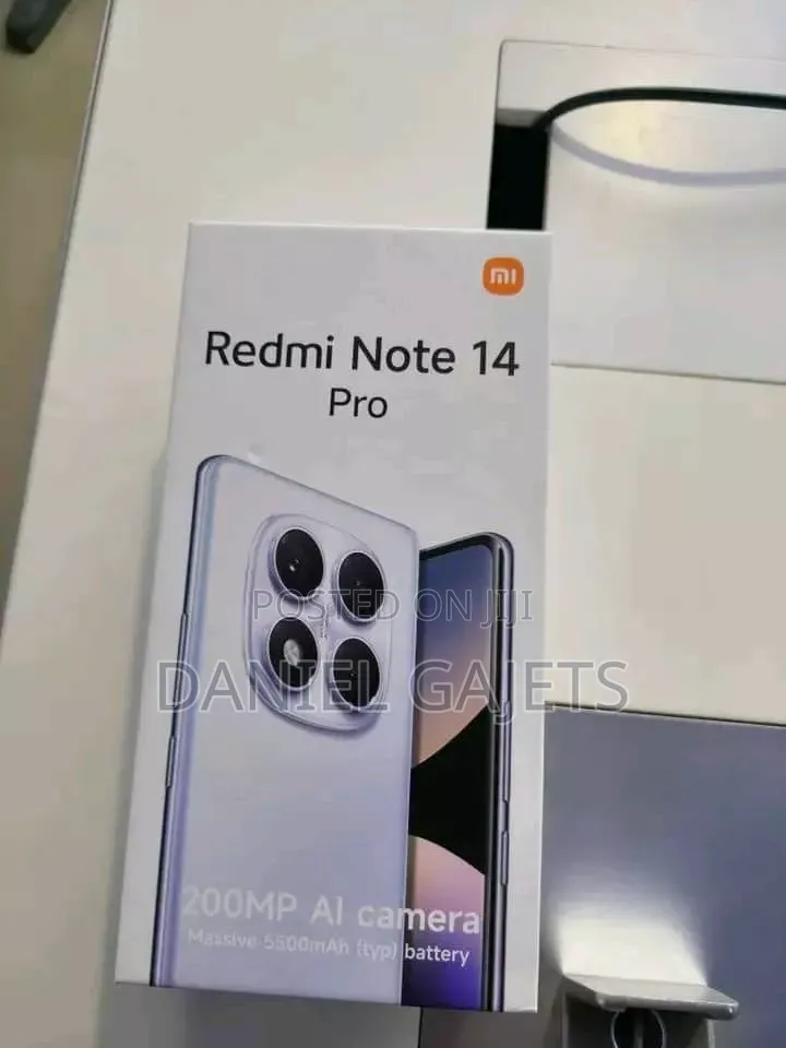 New Xiaomi Redmi Note 14 Pro 256 GB Black