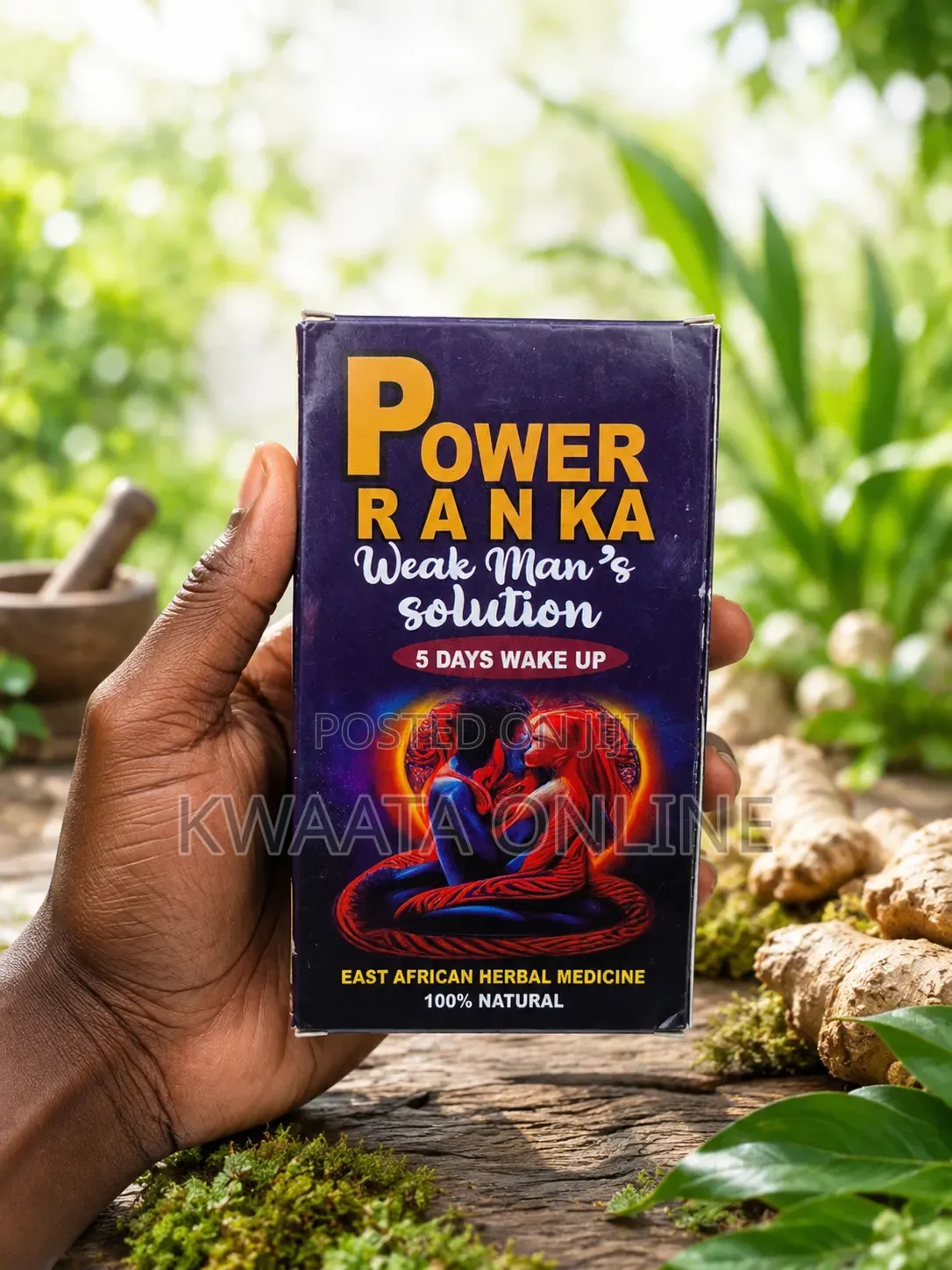 Power Ranka Men’s Herbal Vitality Performance Formula 5 Days Wake Up