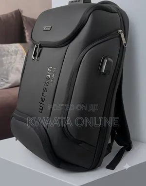 Wiersoon Anti-Theft Bag Hard Shell Waterproof Backpack With USB Port