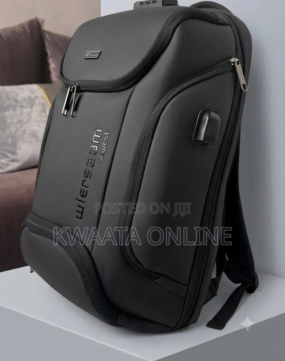Wiersoon Anti-Theft Bag Hard Shell Waterproof Backpack With USB Port