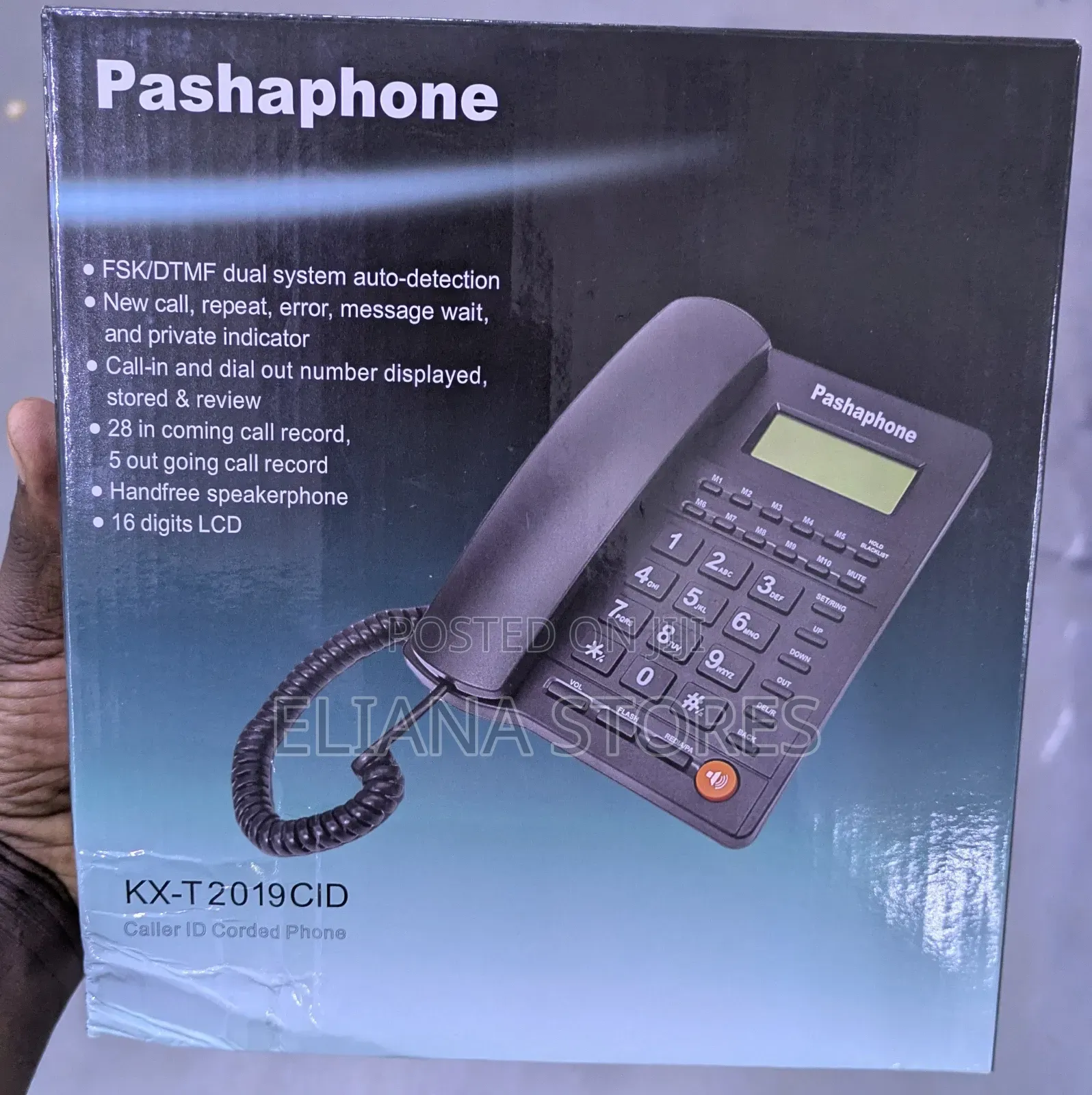 Pashaphone Corded Office Desktop Landline Phone