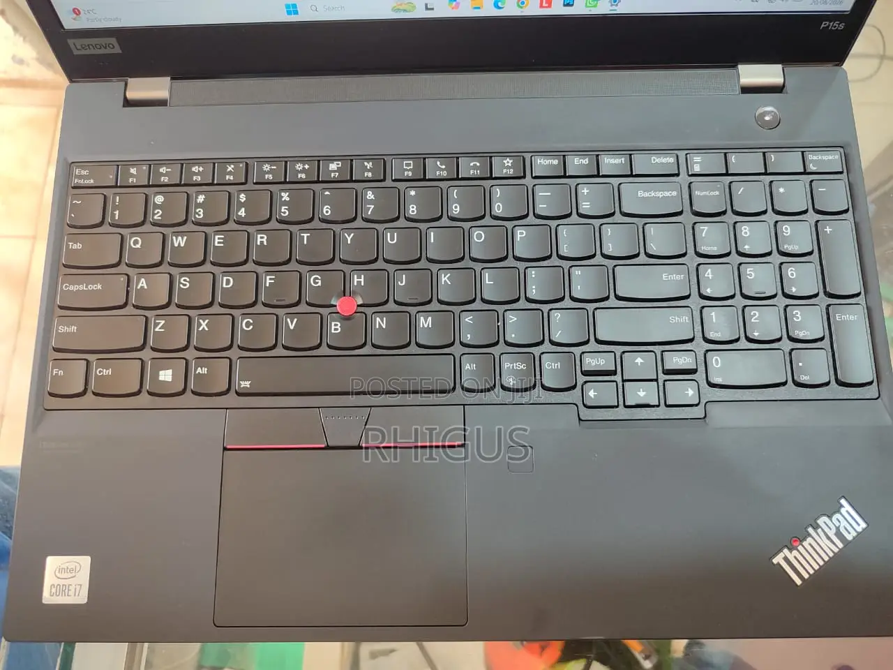 Laptop Lenovo ThinkPad P15s 32GB Intel Core i7 SSD 1T