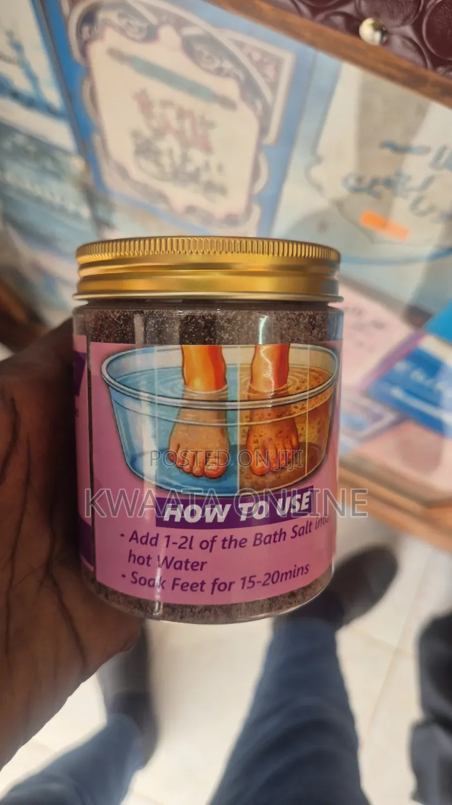 Lure Herbal Foot Detox Bath Salt, Relaxation Soothing Foot Soak