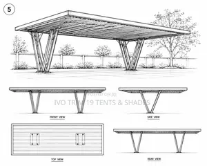 Modern Metal Pergola/Shade