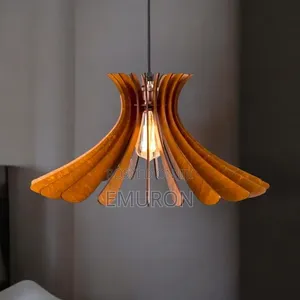 Umbrella Wooden Ceiling Lamp