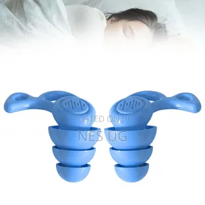 1Pair Reusable Ear Plugs for Noise Cancellation - Blue