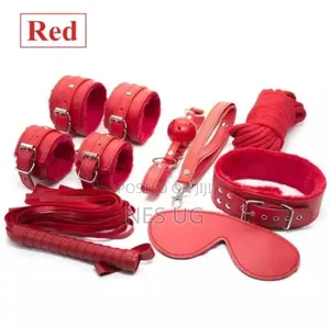 7Pcs Set BDSM Bondage Set for Couples - Red