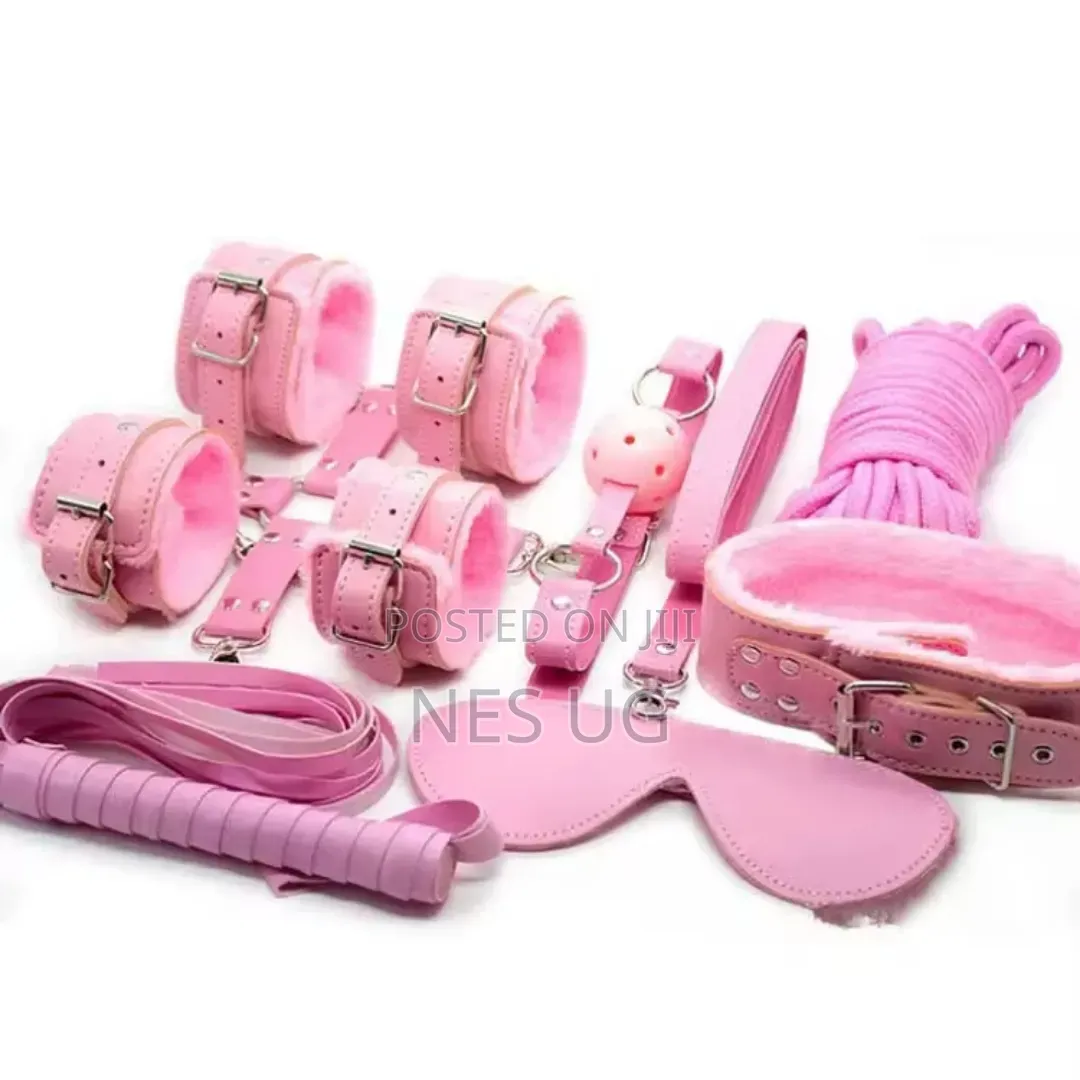 7Pcs Set BDSM Bondage Kit for Couples - Pink