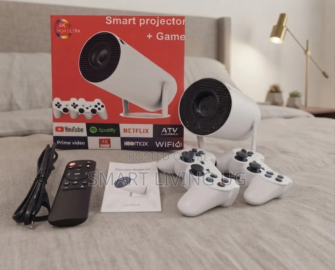 Portable HD Smart Projector for Movies, Gaming Entertainment
