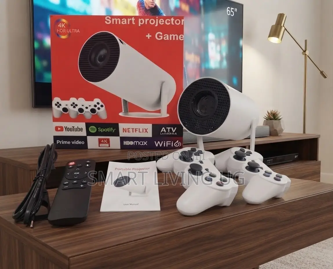 Portable HD Smart Projector for Movies, Gaming Entertainment