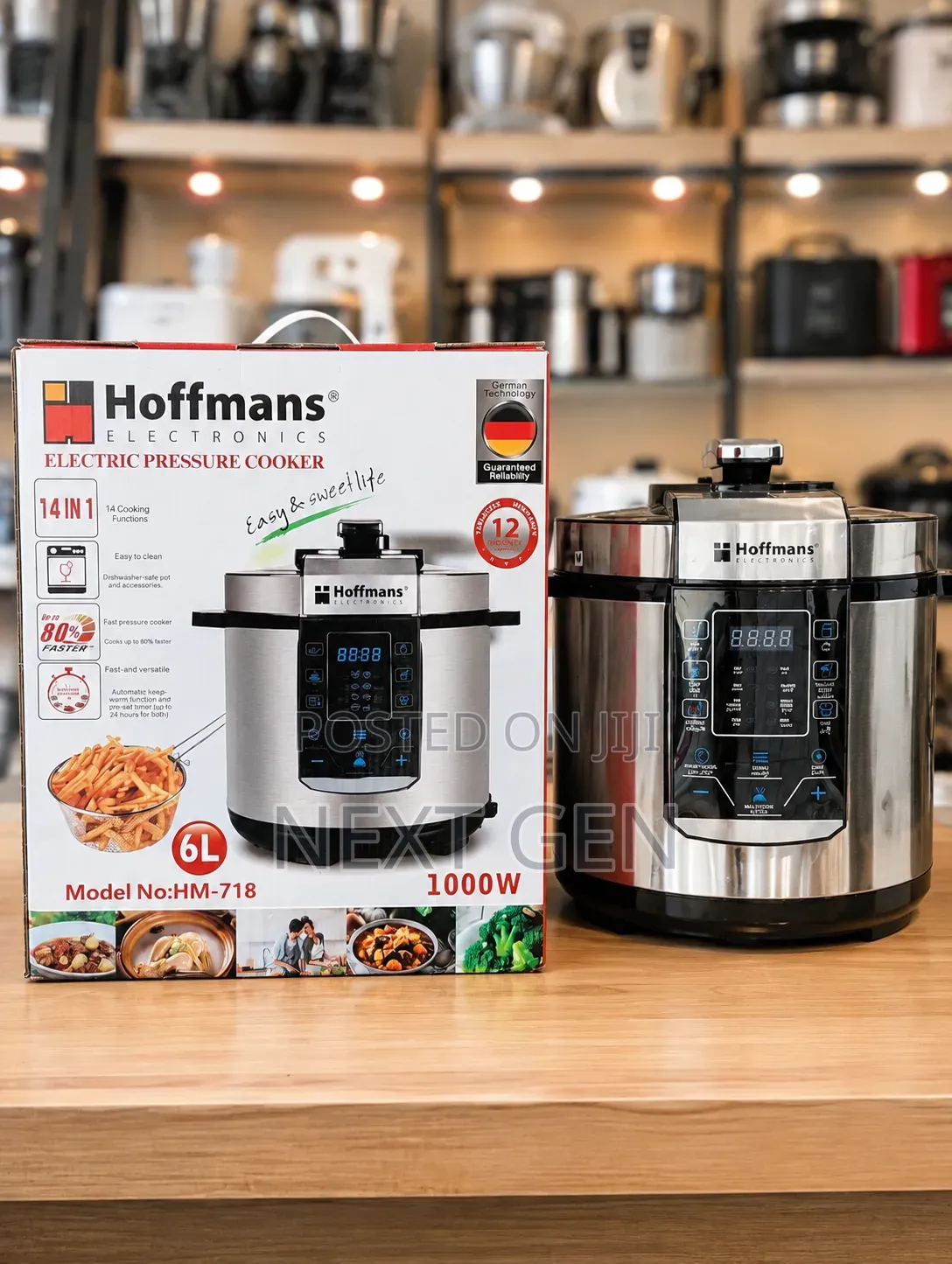 Hoffmans 14-in-1 Electric Pressure Cooker – 6L