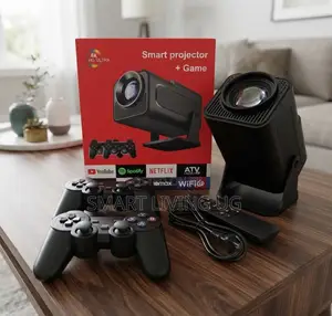 All-in-One Smart Projector + Game System HD, Netflix, YouTube