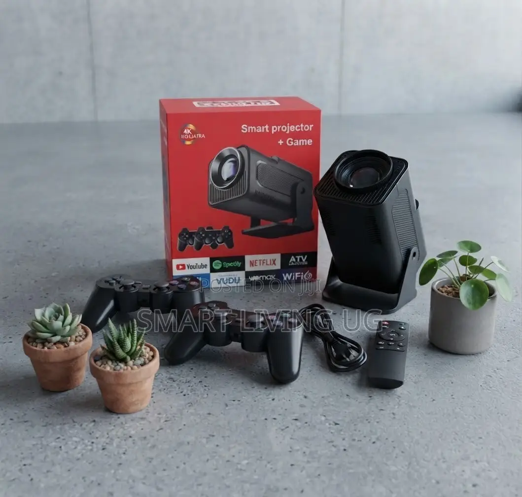  Ultra HD Smart Projector With Built-in Gaming Package Apps