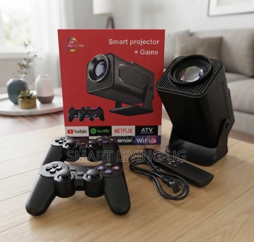 Ultimate HD Smart Projector Gaming Console Set With Controllers