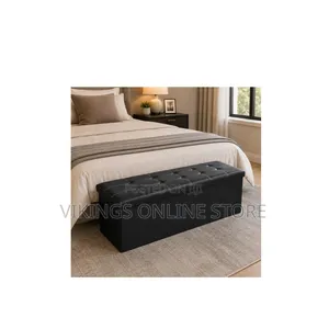 110 X 38 X 38cm Leather Ottoman