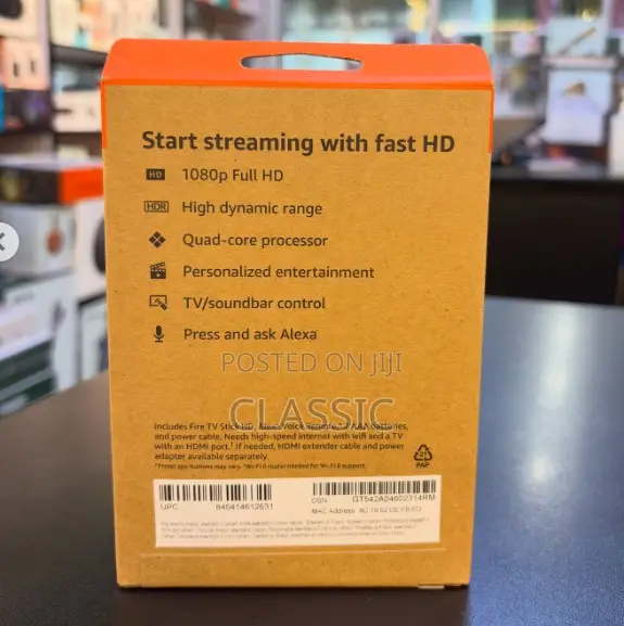 Amazon Fire TV Stick HD – 2nd Generation (2026)