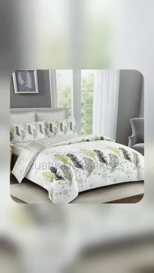 Bedcover 5×6 (Elegant Feather Print)