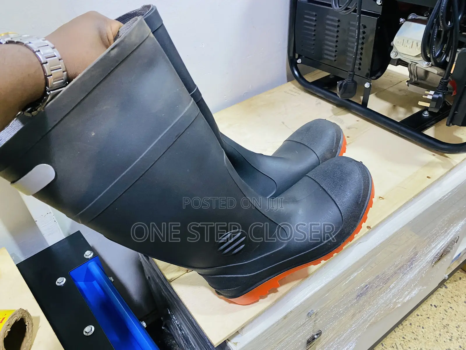 Saftey Gamboots Heavy Duty Metalic