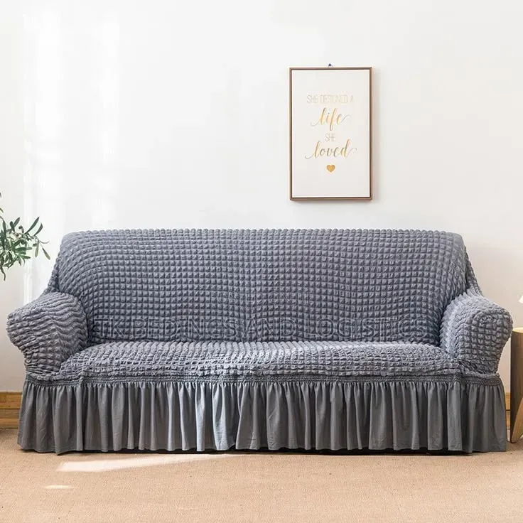 Grey Sofar Covers Two Seater.